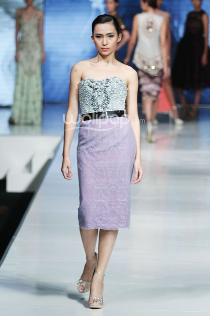 Resnha Adiatmadiraksa Supreme Style. Jakarta Fashion & Food Festival 2014 at Grand Ballroom Harris Hotel. Kelapa Gading. Jakarta. [Foto: Mohammad Abduh/Wolipop]