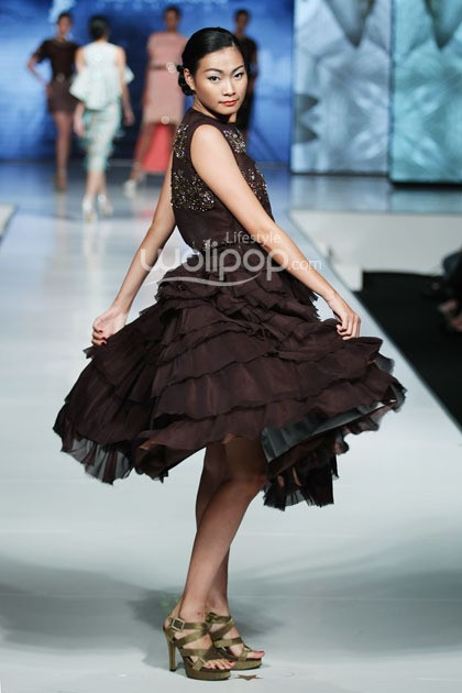 Resnha Adiatmadiraksa Supreme Style. Jakarta Fashion & Food Festival 2014 at Grand Ballroom Harris Hotel. Kelapa Gading. Jakarta. [Foto: Mohammad Abduh/Wolipop]