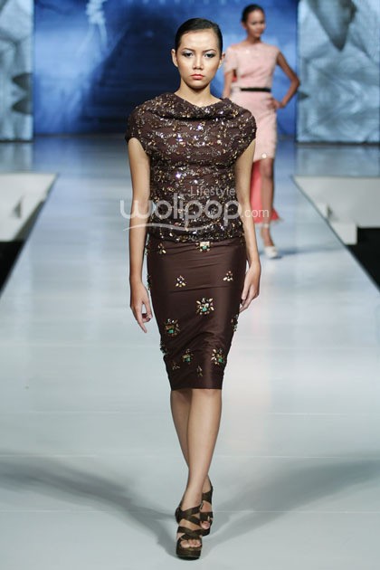 Resnha Adiatmadiraksa Supreme Style. Jakarta Fashion & Food Festival 2014 at Grand Ballroom Harris Hotel. Kelapa Gading. Jakarta. [Foto: Mohammad Abduh/Wolipop]