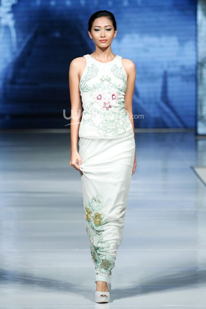 Resnha Adiatmadiraksa Supreme Style. Jakarta Fashion & Food Festival 2014 at Grand Ballroom Harris Hotel. Kelapa Gading. Jakarta. [Foto: Mohammad Abduh/Wolipop]