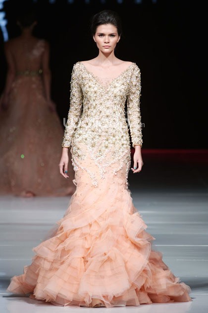 Soko Wiyanto Supreme Style. Jakarta Fashion & Food Festival 2014 at Grand Ballroom Harris Hotel. Kelapa Gading. Jakarta. [Foto: Mohammad Abduh/Wolipop]