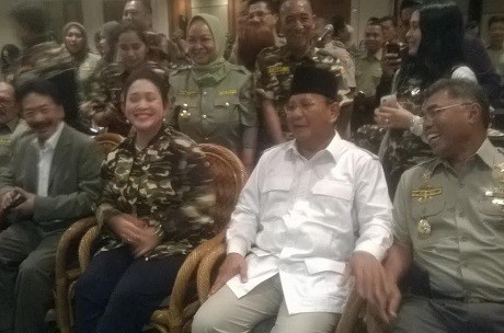 Didukung Putra Putri Purnawirawan TNI Polri, Prabowo Makin Semangat