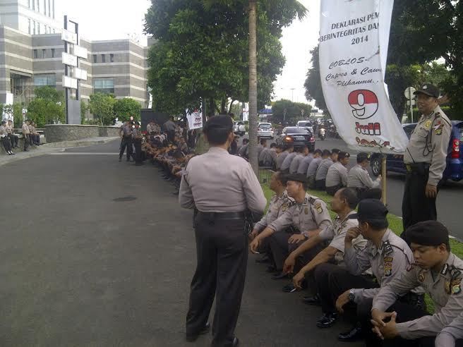 Amankan Deklarasi Pemilu Damai, Polisi Siapkan Water Cannon dan Barracuda