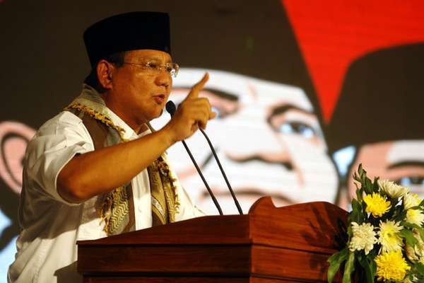 H-1 Kampanye Pilpres, Prabowo Pompa Semangat Parpol Koalisi