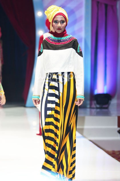 Dian Pelangi Trunk Show 2014 Sisterhood & Hijabella Day at Senayan City. Jakarta. [Foto: Mohammad Abduh/Wolipop]