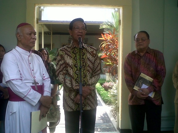 Uskup Agung Semarang Temui Sultan Terkait Aksi Intoleransi di Sleman