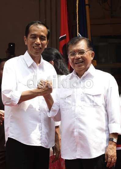 Pergerakan Hari Pertama Kampanye Jokowi-JK