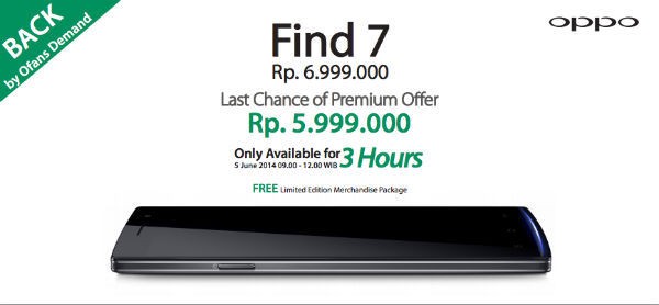 Animo Membludak, OPPO kembali membuka Premium Offer