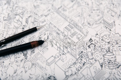 Internetopia, 3012 Kubik Ilustrasi tentang Semesta Internet