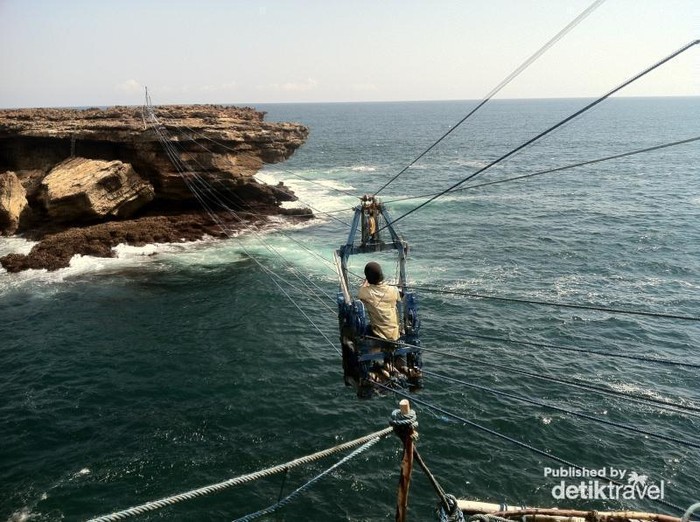 Ngeri! Gunungkidul Punya Gondola di Atas Laut