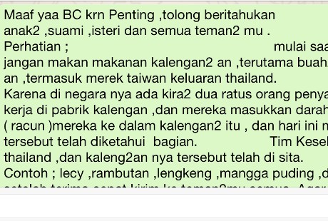 Beredar Kabar Virus AIDS di Makanan Kalengan, BPOM: Itu Hoax