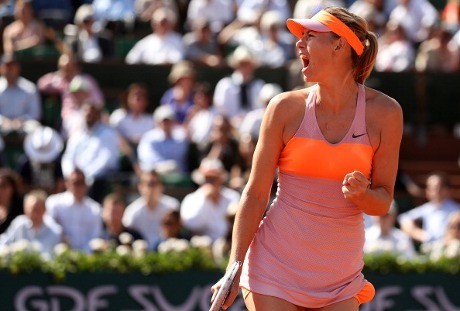 Sharapova Capai Final Prancis Terbuka untuk Tiga Tahun Beruntun