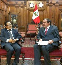 Dubes RI Lima dan Ketua LPP Peru-Indonesia Sepakat Tingkatkan Kerjasama Parlemen