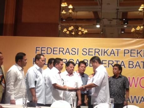 Dihadiri Hashim, Serikat Pekerja PT Perkebunan Dukung Prabowo-Hatta