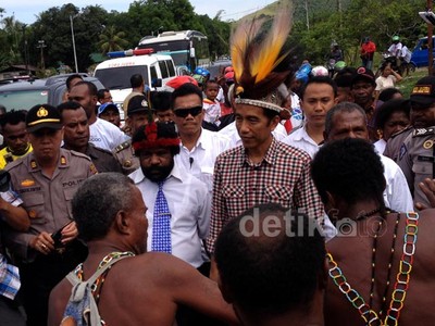 Kampanye Perdana, Jokowi Kembali Datangi Papua