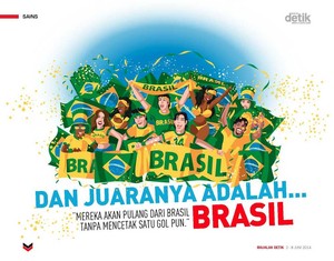 Dan Juaranya adalah... Brasil