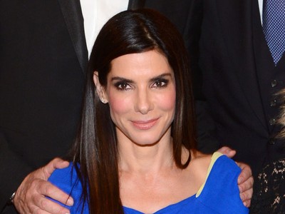 Beauty in Blue Sandra Bullock