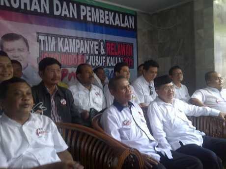 JK Resmikan Tim Kampanye dan Relawan Jokowi-JK di Riau