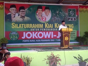Kyai di Riau: Dengan Basmallah Kami Dukung Jokowi-JK