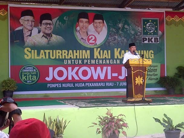 Kyai di Riau: Dengan Basmallah Kami Dukung Jokowi-JK