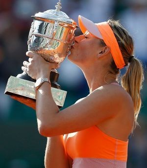 Lewati Final Terberatnya, Sharapova Juara Lagi di Roland Garros