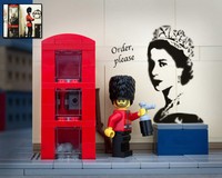 Grafitti Banksy Dijadikan Lego