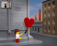 Grafitti Banksy Dijadikan Lego