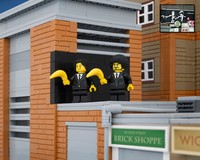 Grafitti Banksy Dijadikan Lego