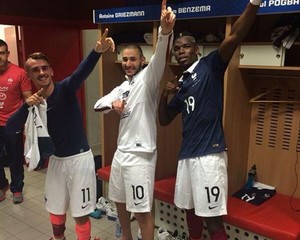Kalahkan Jamaika, Trio Les Bleus Beri Tribut untuk Usain Bolt