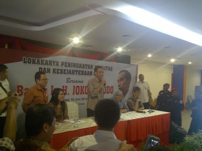 Kampanye di Medan, Jokowi Ingin UN untuk SD dan SMP Dihapus
