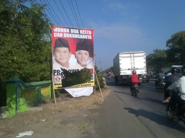 Baliho Prabowo-Hatta di Pantura Dirusak, Tim Sukses Lapor Panwas dan Polisi