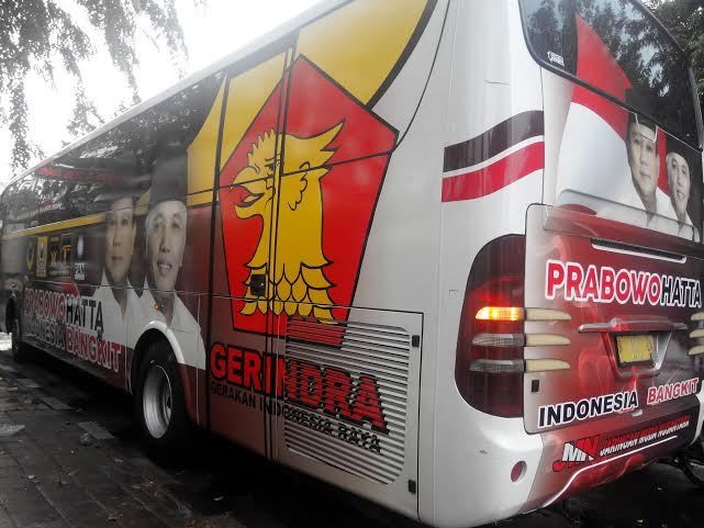 Ini Dia Bus Kebanggaan Tim Prabowo-Hatta