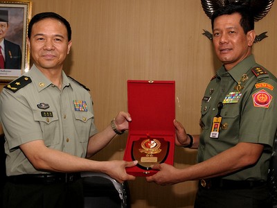 Komandan Paspampres Terima Delegasi China