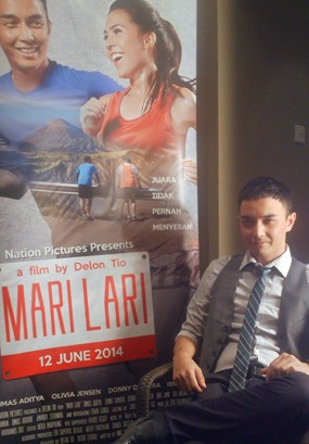 Dimas Aditya Lari 8 kilometer untuk Film