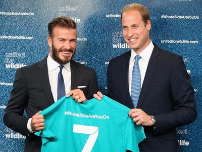 David Beckham dan Pangeran William Peduli Satwa Liar