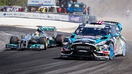 Ketika Ken Block Harus Melawan Lewis Hamilton