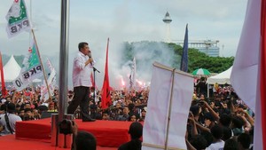 Kampanye di Kampung Halaman, JK Minta Restu dan Doa Kiai