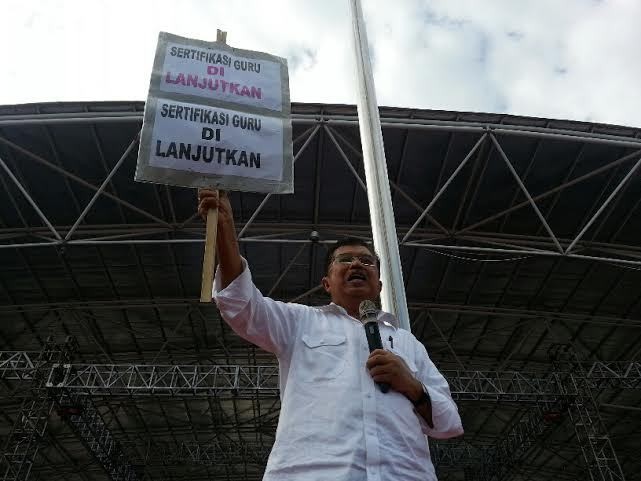 JK di Makassar: Jangan Pilih Pemimpin Pemarah