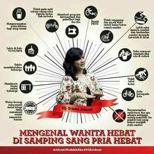 Sisi Lain Iriana Jokowi Menyebar Luas Lewat BBM