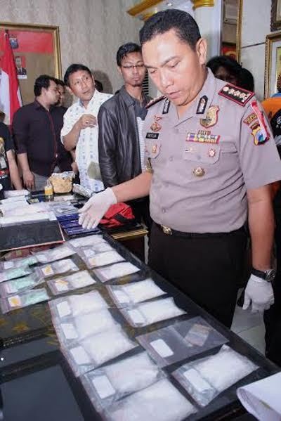 Lima Budak Narkoba Diamankan, 1,1 Kg Sabu Disita