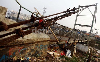 Ini Penyebab Tali Penyangga Jembatan BKB Putus