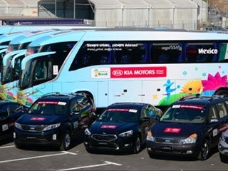 410 Unit Mobil KIA Jadi Armada Piala Dunia
