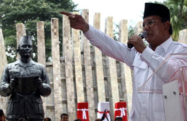 Di Depan Perhimpunan INTI, Prabowo Berkisah Saat Pertama Kali Perang