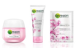 Garnier Rilis Produk dengan Ekstrak Bunga Sakura untuk Kulit Putih Merona