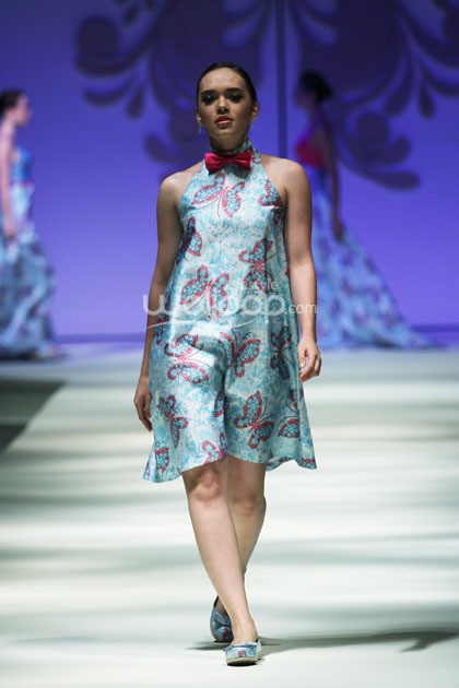 Marga Alam Butterfly Collection 2014. di Ballroom Hotel Mulia. Jakarta. [Foto: Mohammad Abduh/Wolipop]