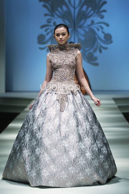 Marga Alam Butterfly Collection 2014. di Ballroom Hotel Mulia. Jakarta. [Foto: Mohammad Abduh/Wolipop]