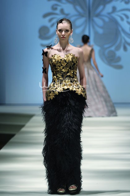Marga Alam Butterfly Collection 2014. di Ballroom Hotel Mulia. Jakarta. [Foto: Mohammad Abduh/Wolipop]
