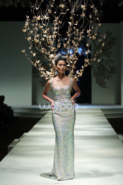Marga Alam Butterfly Collection 2014. di Ballroom Hotel Mulia. Jakarta. [Foto: Mohammad Abduh/Wolipop]