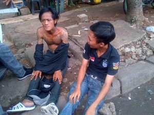Kena! Jukir Liar Bertato Ini Ditangkap di Tanah Abang