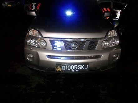 2 Mobil Gunakan Rotator dan Sirine Diamankan Polisi di Senayan
